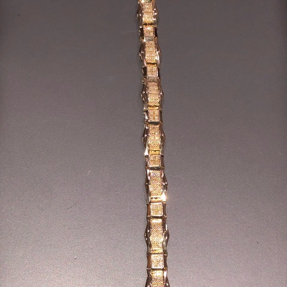 Custom made Real diamond men bracelet exquisite design only one made like it WOW - Picture 5 of 11